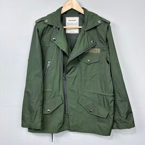 Zadig & Voltaire Keys‎ Jacket Anorak Olive Green Size S Military Lightweight